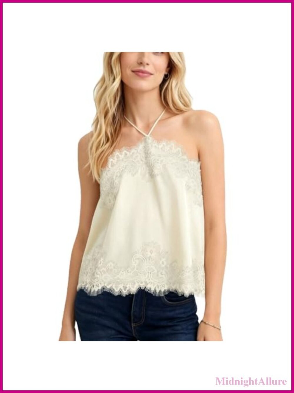 Satin Scarf Halter Tank Top Women Y2k Cami Chic Going Out Tops